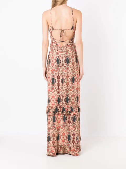 Amir Slama floral-print halterneck dress 13489 - 3