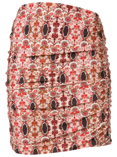 Amir Slama falda corta con estampado floral