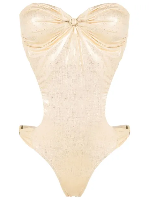 Amir Slama cut-out detail swimsuit