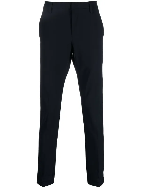 DONDUP mid-rise Tapered Trousers Blue FARFETCH JO