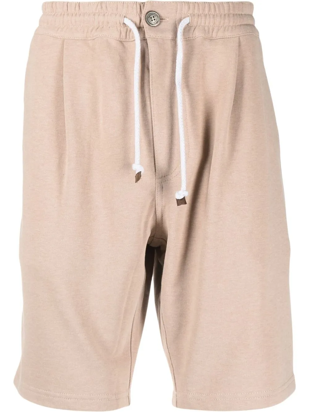 

Brunello Cucinelli cotton drop-crotch shorts - Neutrals