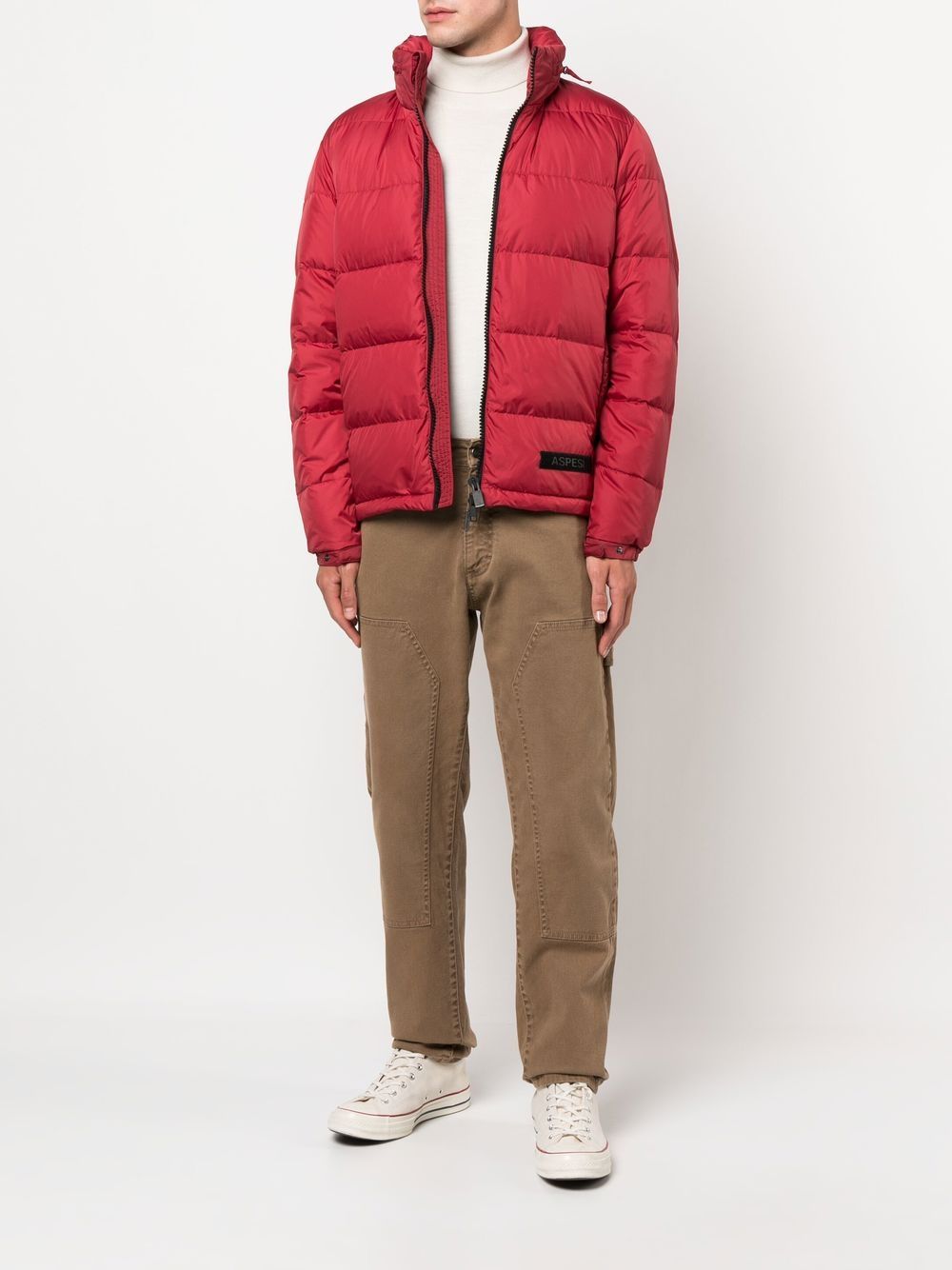 red puffer jacket urban outfitters