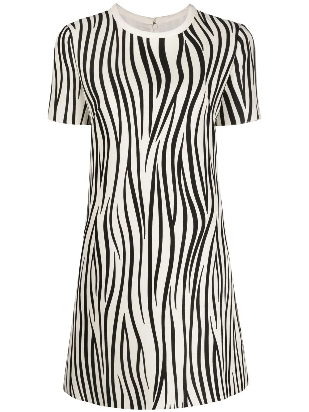 

Valentino zebra-print mini dress - Black