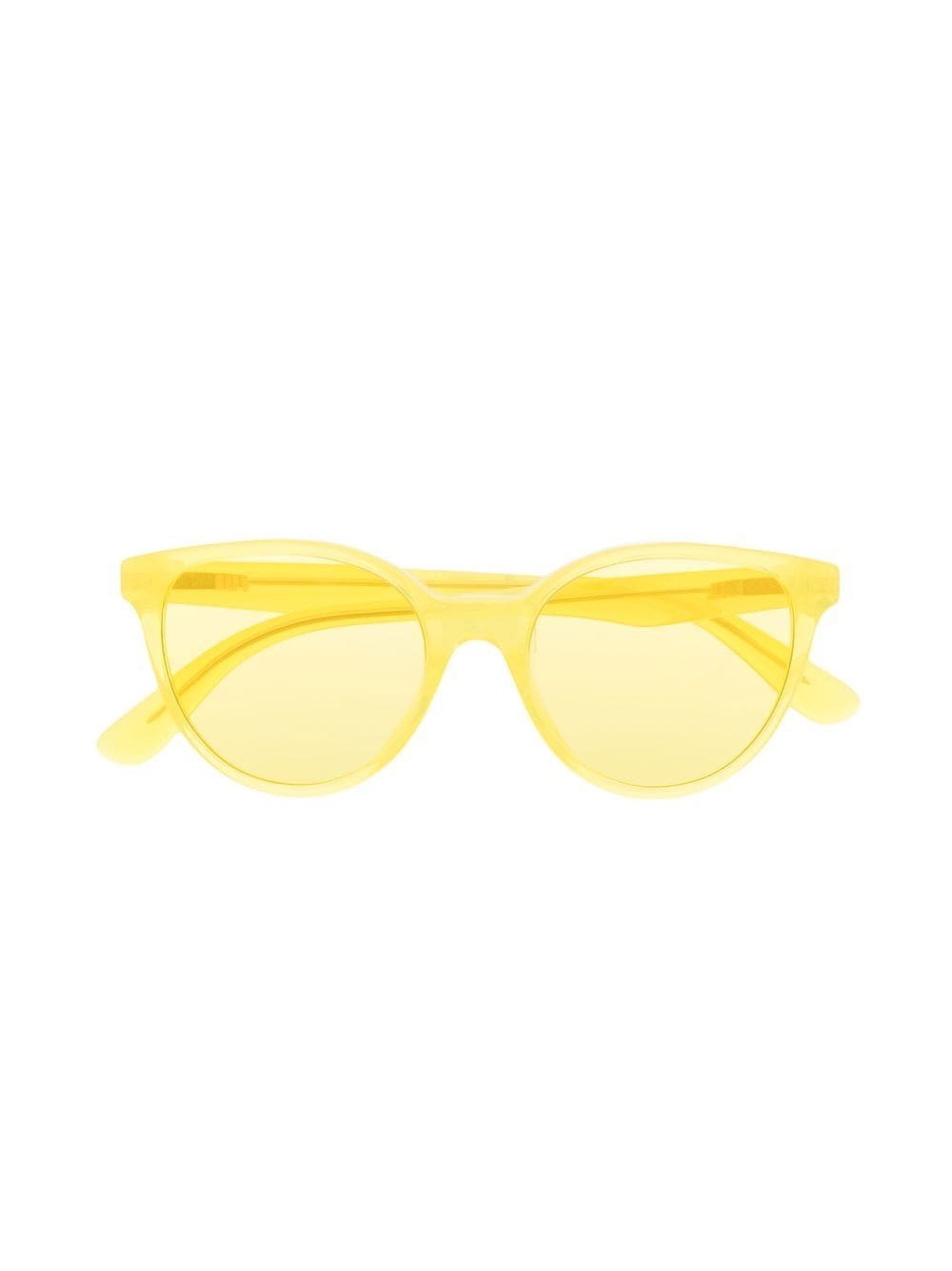 Versace Kids' Round-frame Sunglasses In Yellow