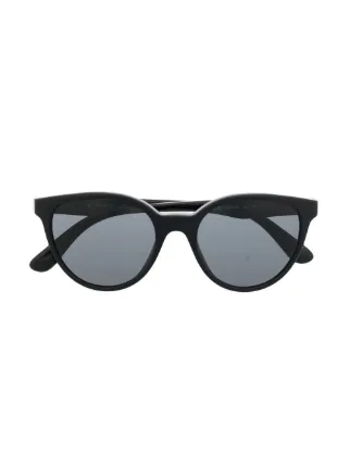 Versace Black Cat-Eye Sunglasses with Gradient Lenses Medusa cat-eye sunglasses in black - Versace | Mytheresa main image 4