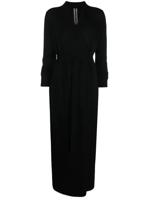 Rick Owens V-neck cashmere dress