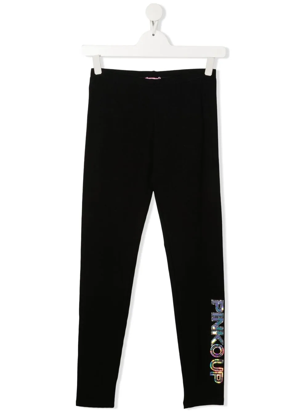 

Pinko Kids pants con parche del logo - Negro