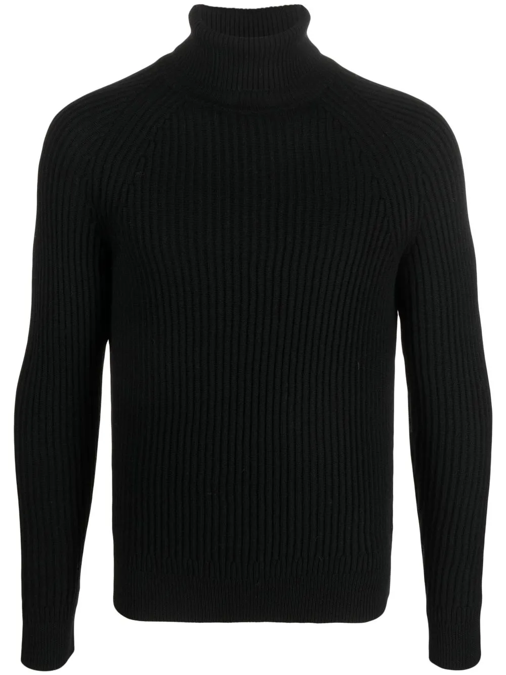 

Zanone roll-neck ribbed-knit jumper - Black