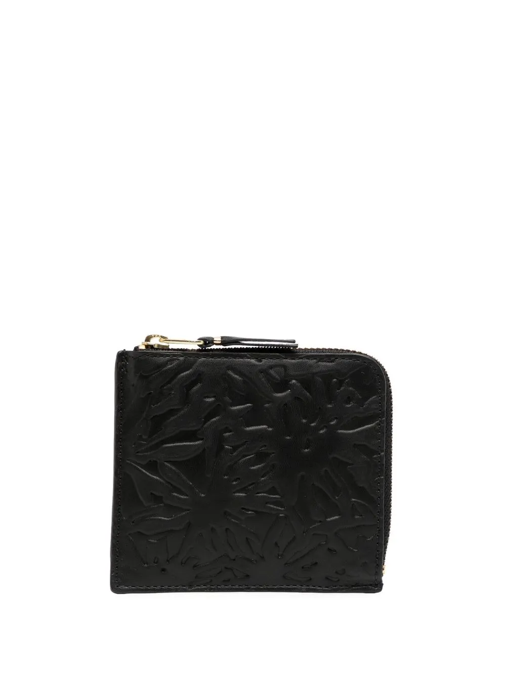 

Comme Des Garçons Wallet cartera con motivo en relieve - Negro