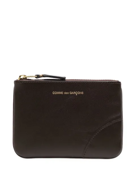 Comme Des Garçons Wallet leather zip wallet