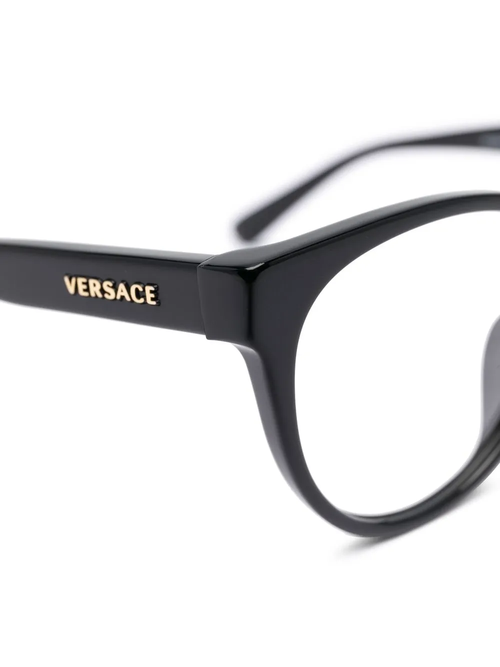 Versace Kids Bril met rond montuur - Zwart