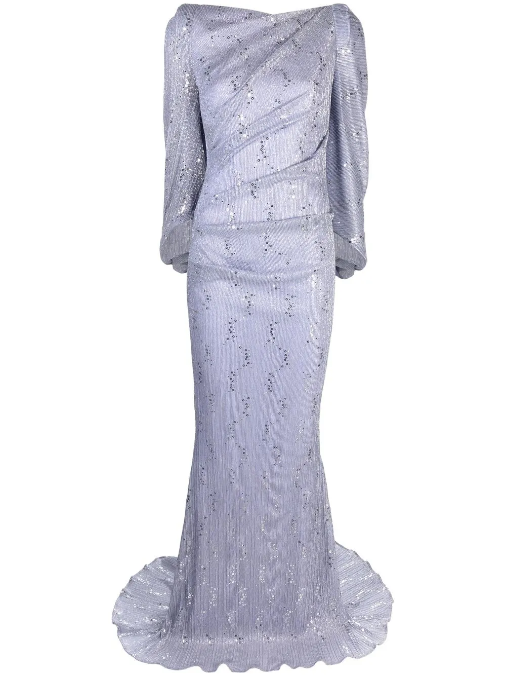 

Talbot Runhof sequin-embellished gown - Purple