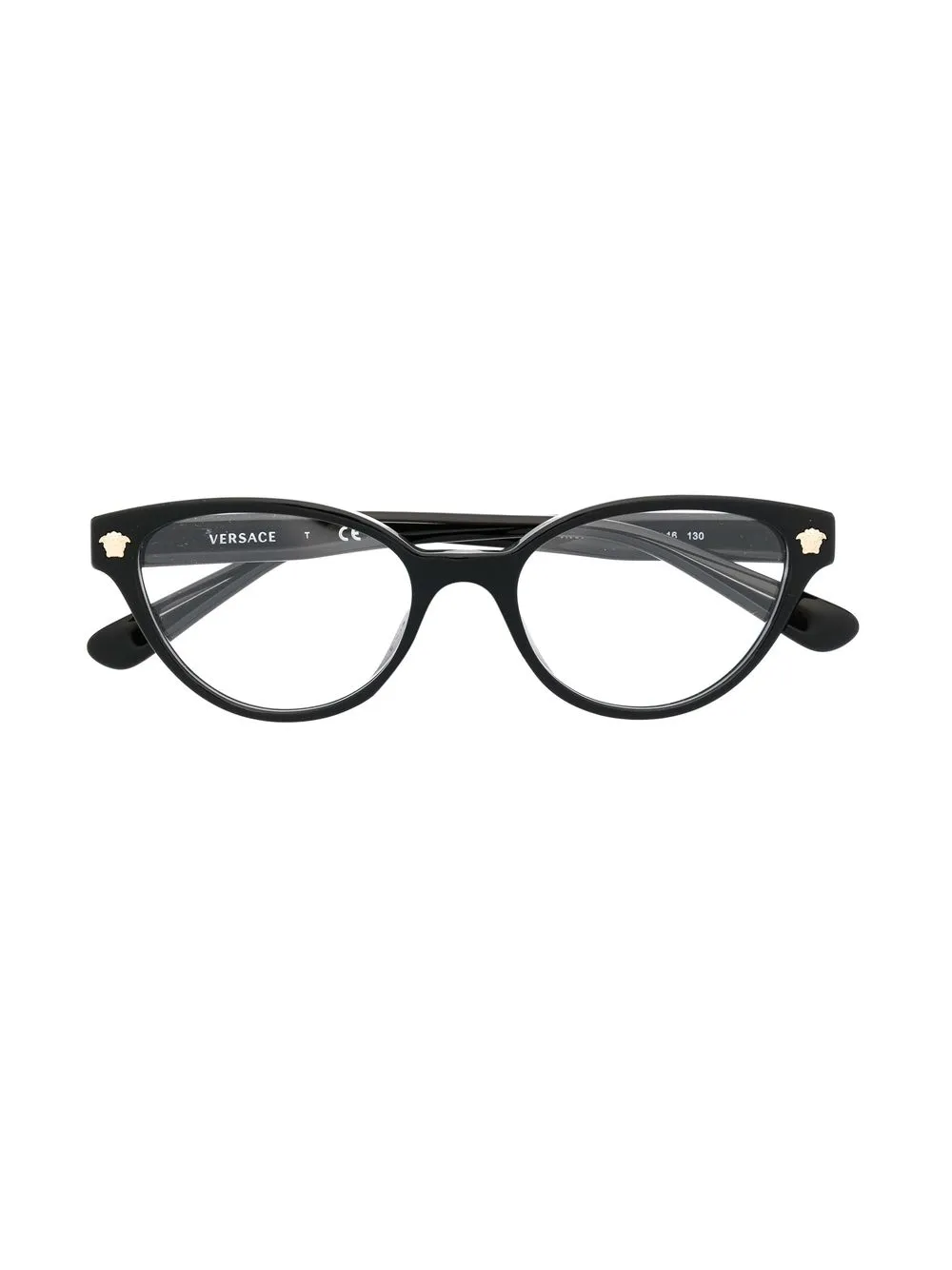 

Versace Kids lentes con armazón cat eye y motivo Medusa - Negro