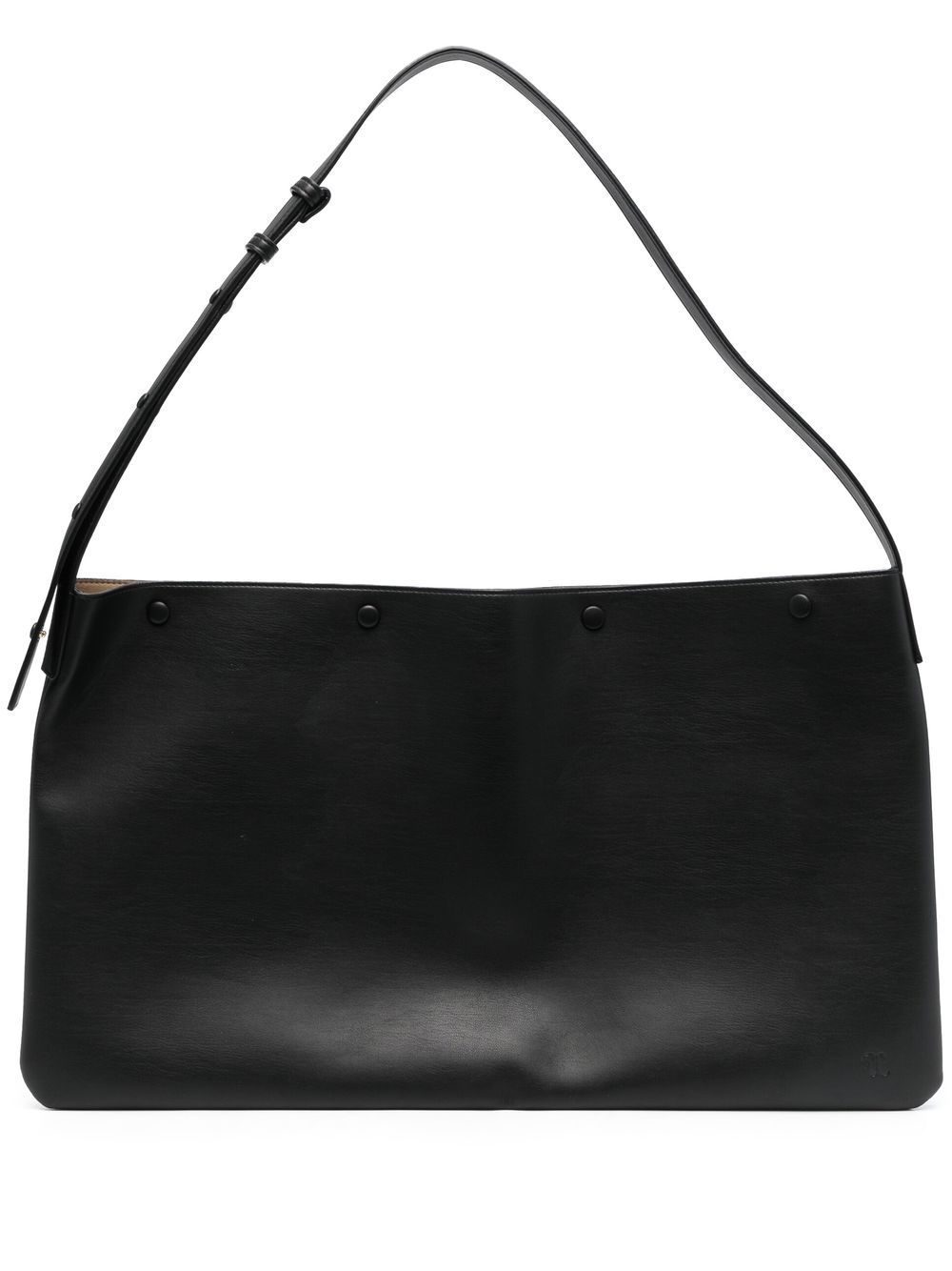 Shop Nanushka Large Folding Crossbody Bag In Black