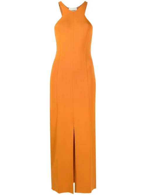 Robe mi-longue cintrée à design sans manches - Nanushka - Modalova