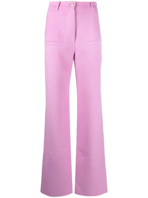 Nanushka high-waisted flared trousers