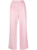 Nanushka faux-leather drawstring trousers - Pink