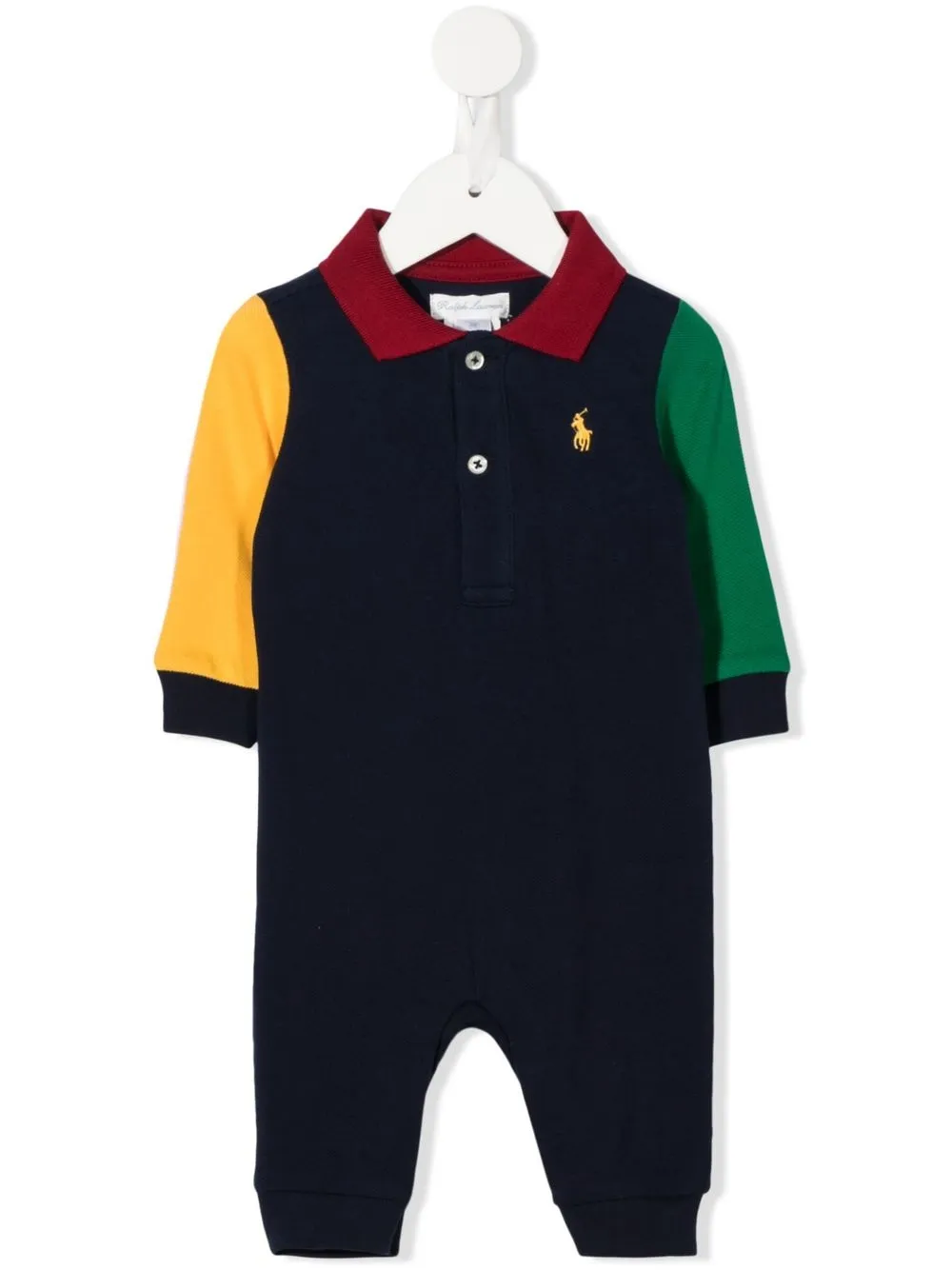 

Ralph Lauren Kids polo-collar pyjamas - Blue