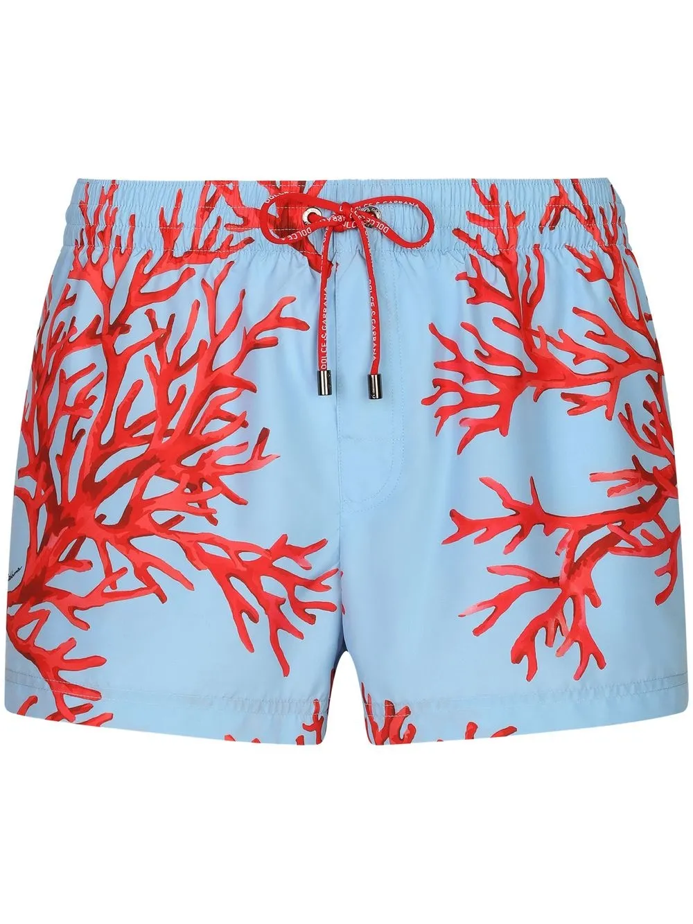 

Dolce & Gabbana shorts de playa con estampado floral - Azul