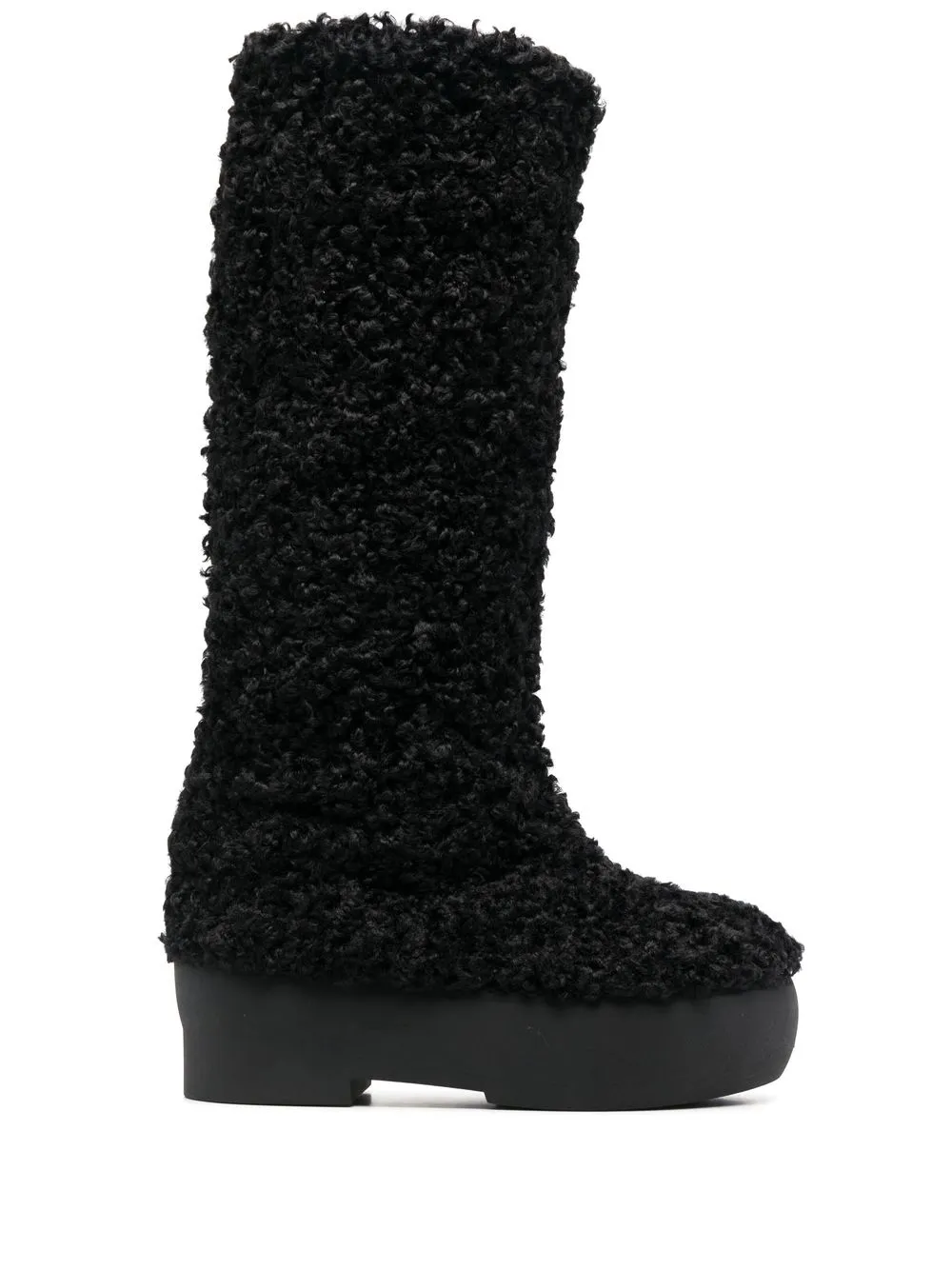 

GIABORGHINI Gia 22 faux-shearling boots - Black