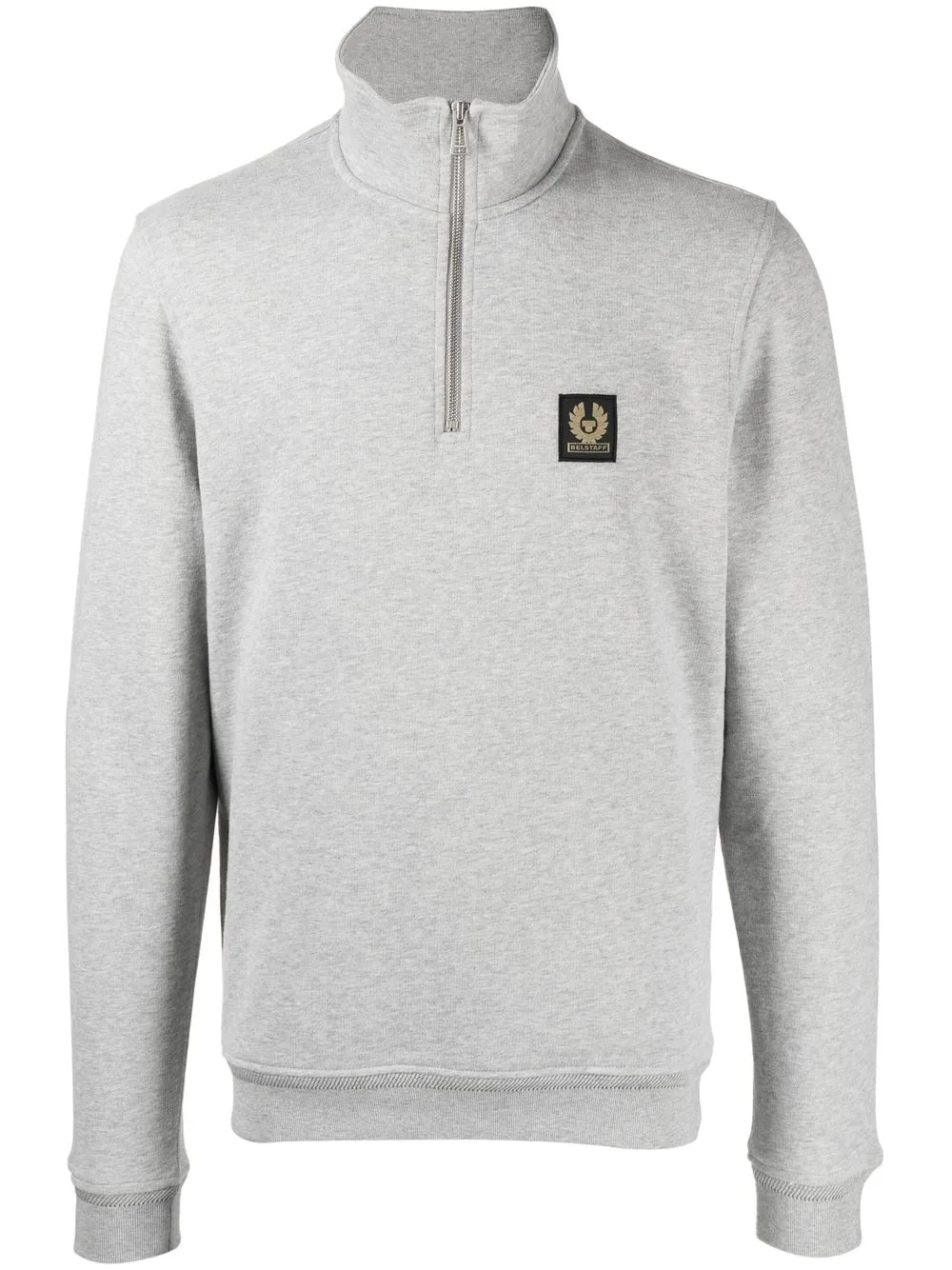 

Belstaff sudadera con parche del logo - Gris