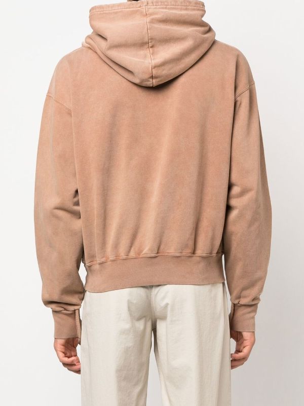 JACQUEMUS Signature Embroidered Logo Hoodie in Light Khaki – MARAIS