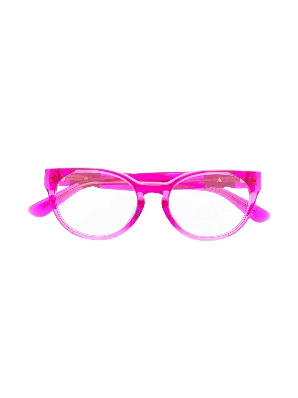 

Versace Kids lentes de sol con armazón cat eye transparente - Rosado