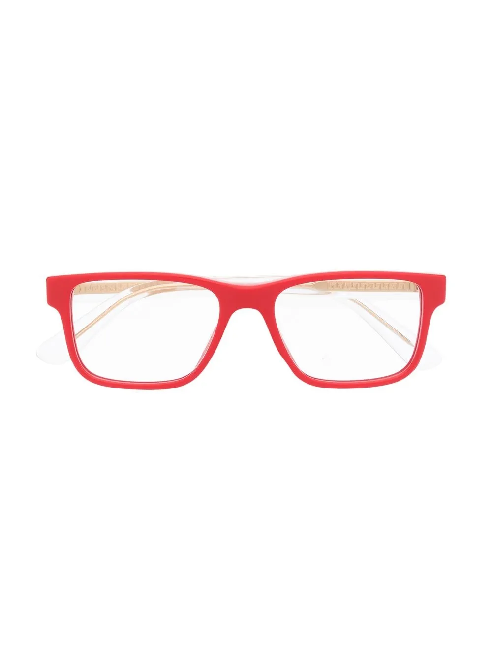 Versace Kids' Square-frame Glasses In Red