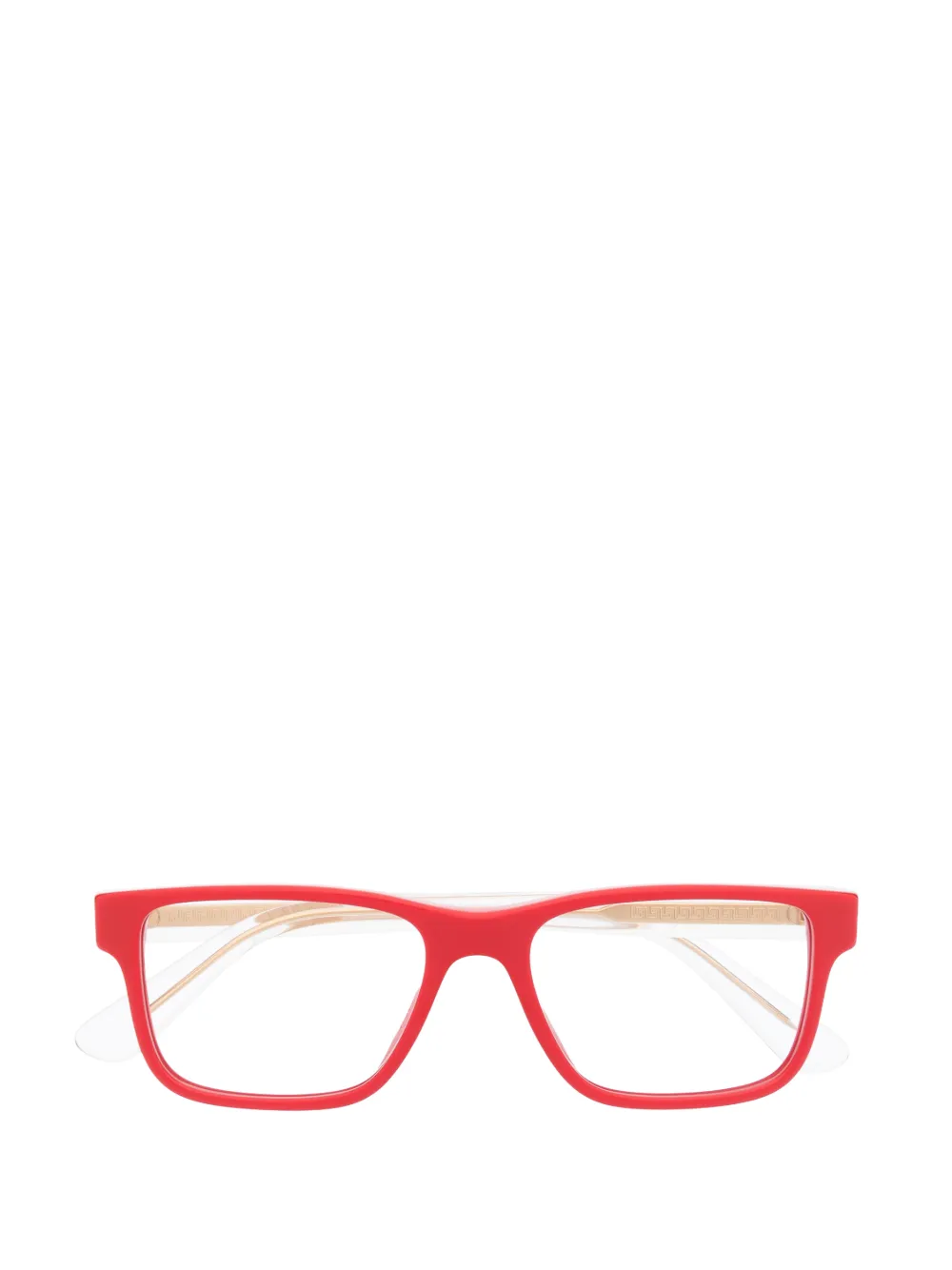 Versace Kids Bril met vierkant montuur Rood