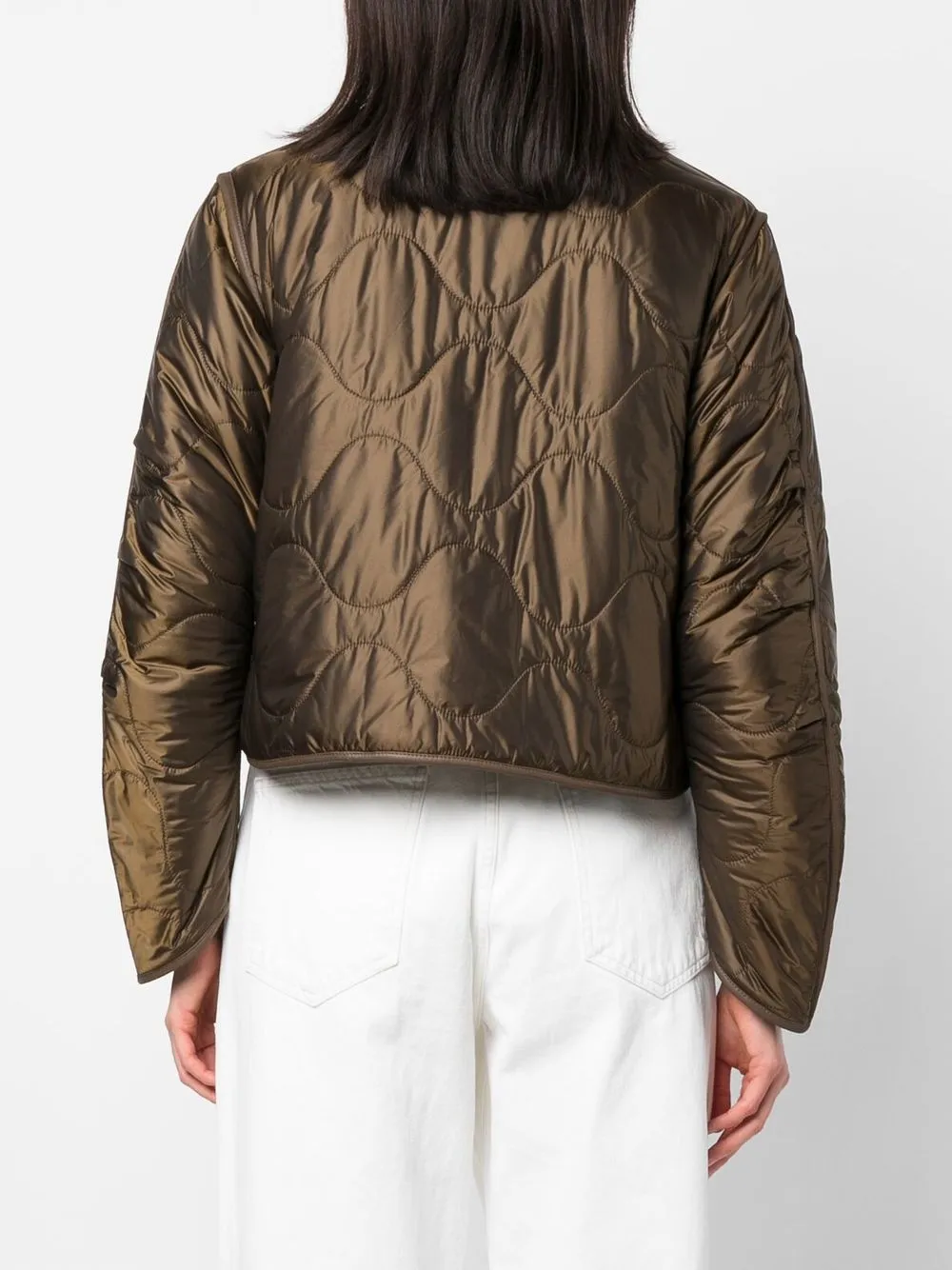MARFA STANCE zip-up Cropped Jacket 