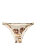 Nanushka seashell-print bikini bottoms - Neutrals