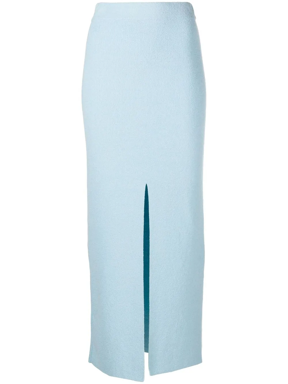 

Nanushka front-slit midi skirt - Blue