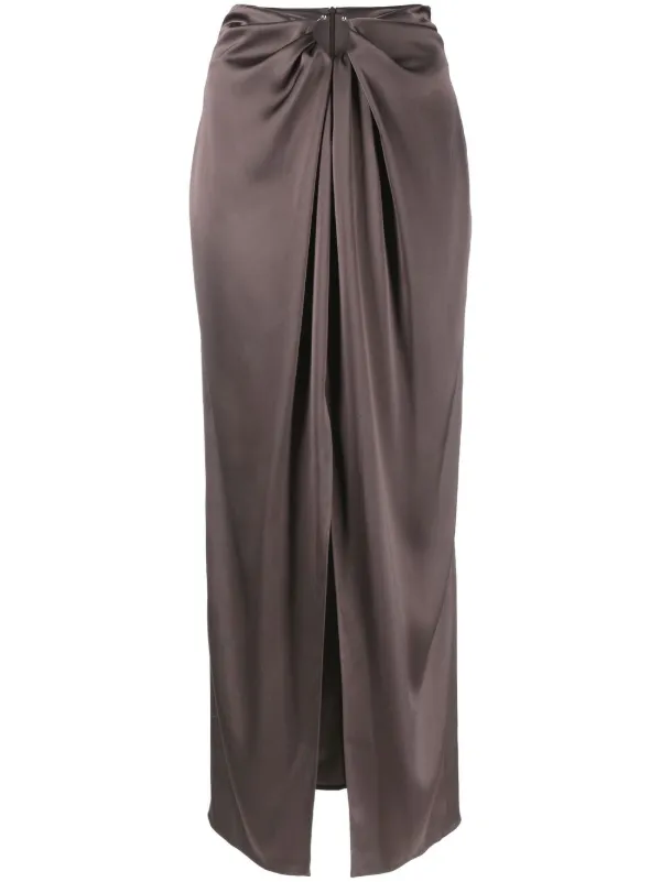 Nanushka Draped Sarong Maxi Skirt - Farfetch