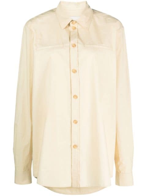 long-sleeved cotton shirt