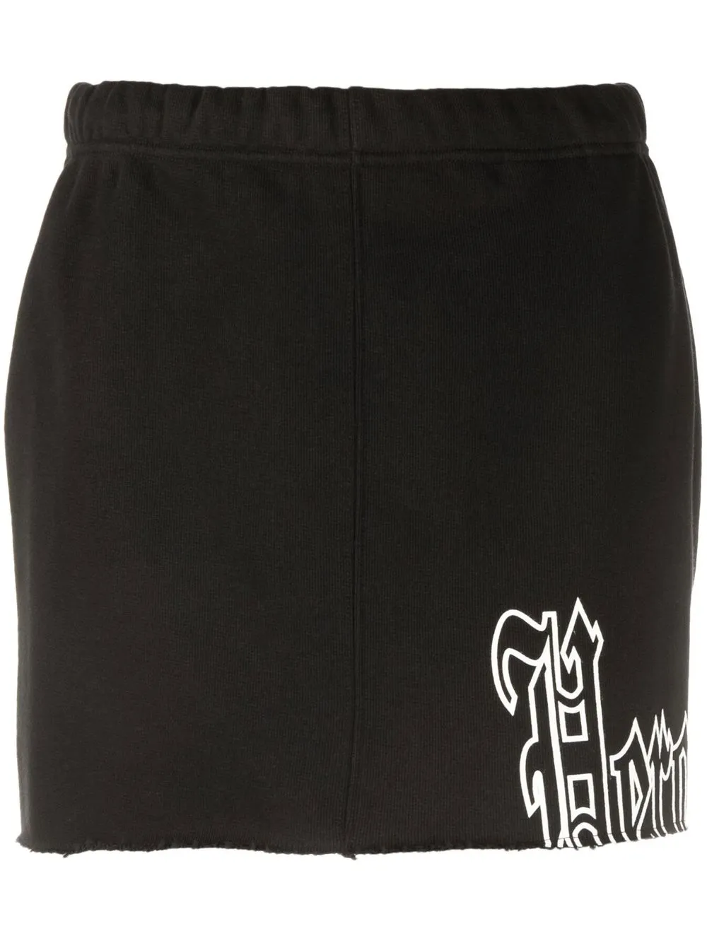 

Heron Preston falda mini con logo estampado - Negro