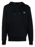 Fred Perry embroidered logo hoodie - Blue