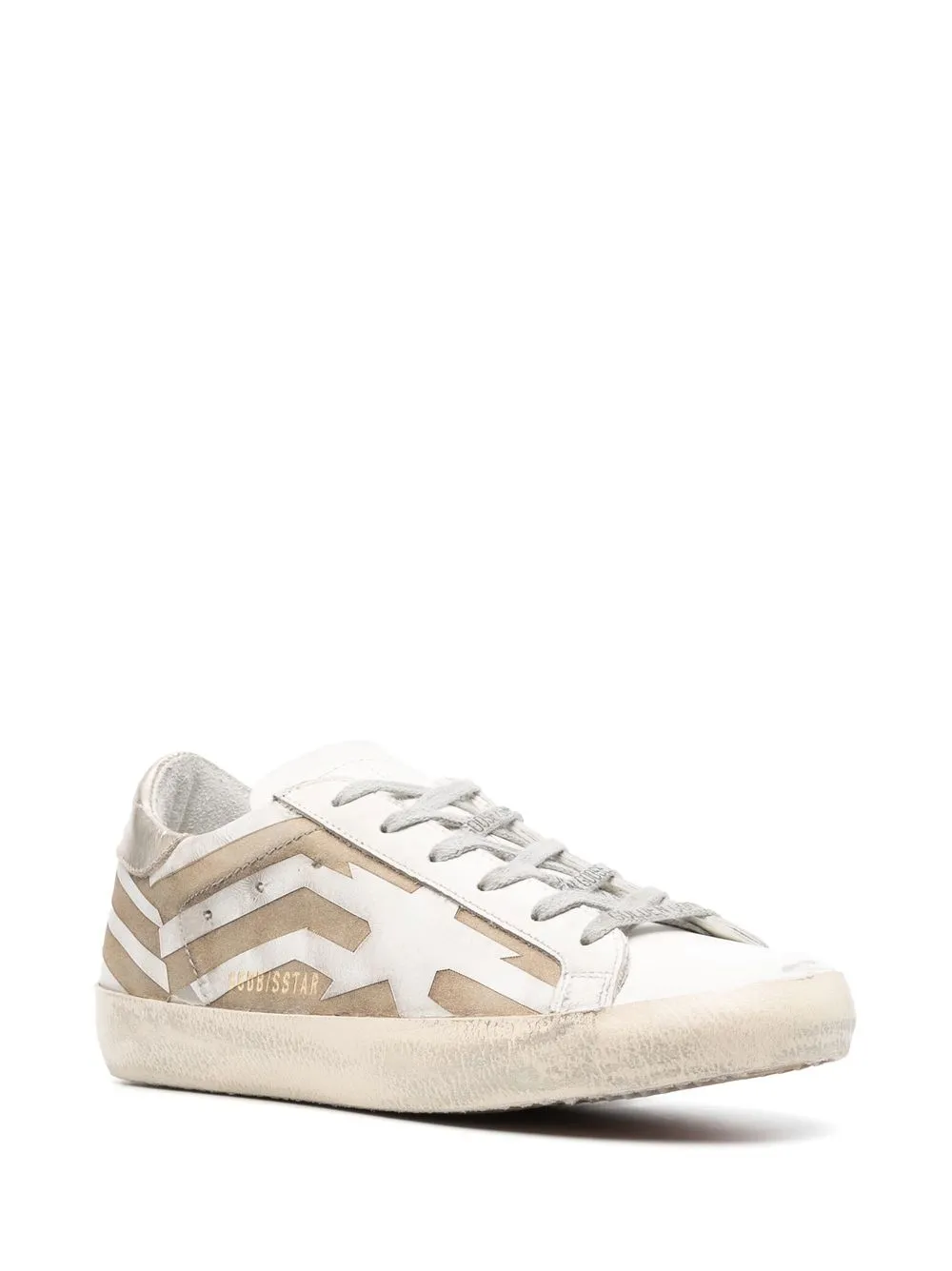 Golden Goose Gerafelde sneakers - Wit