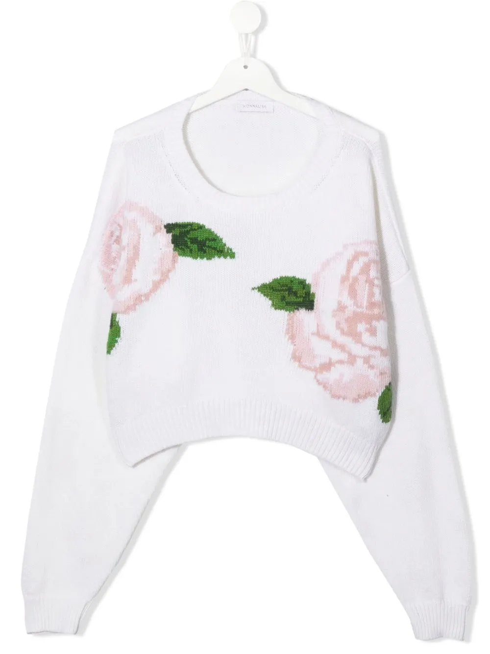 

Monnalisa TEEN floral jumper - Neutrals