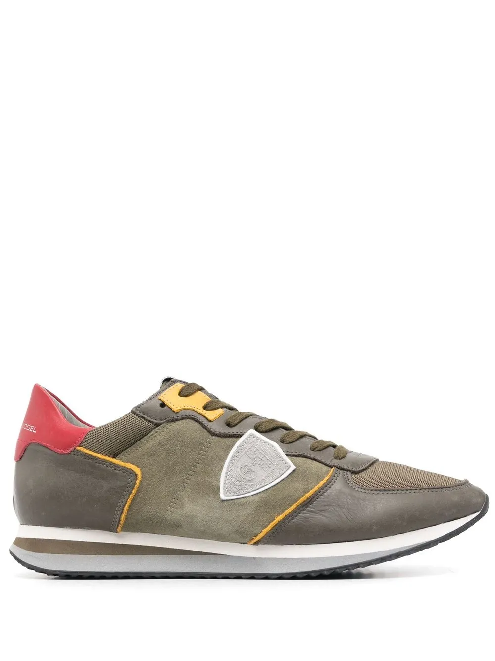 

Philippe Model Paris tenis con diseño en color block - Verde
