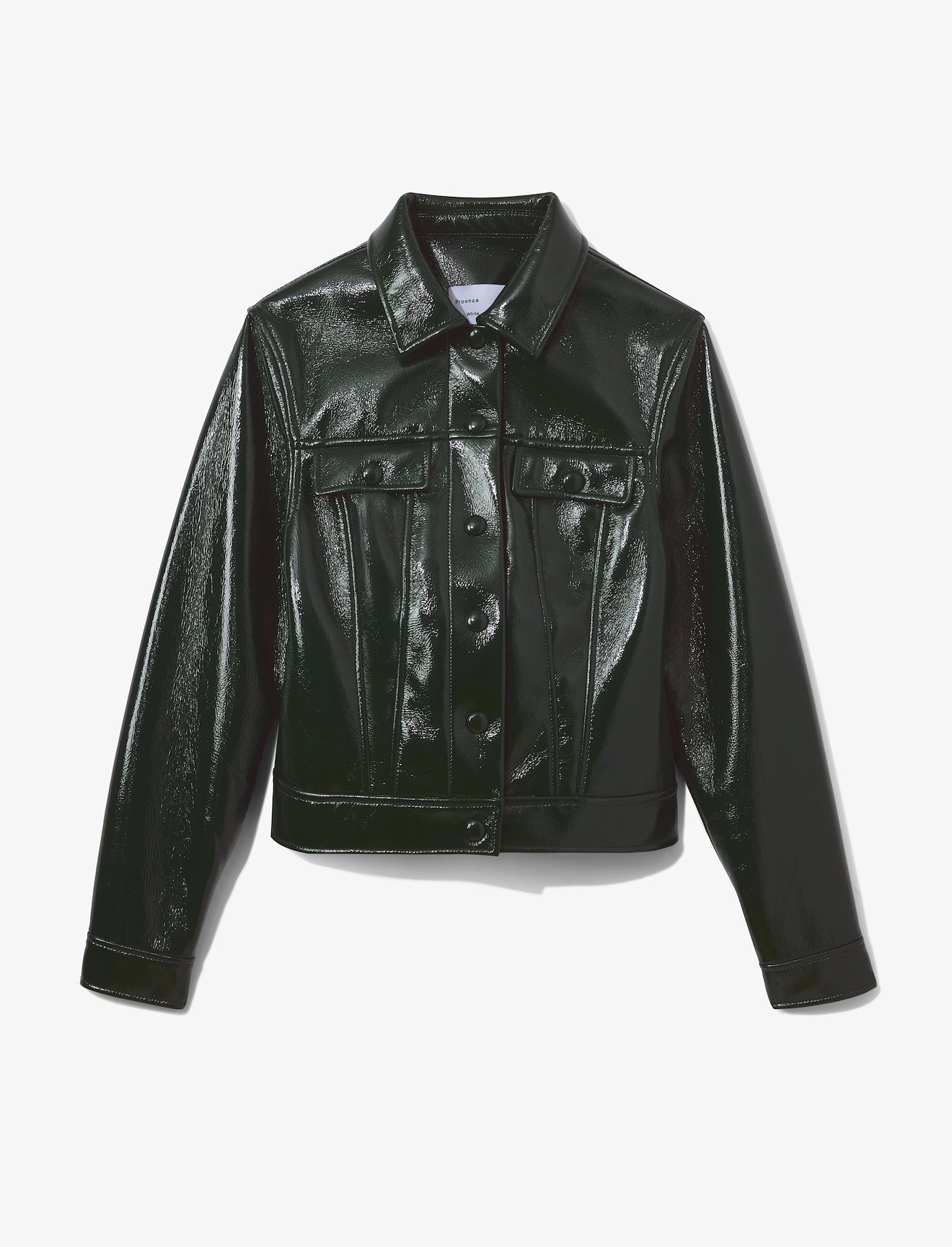 Vinyl Cropped Jacket #5