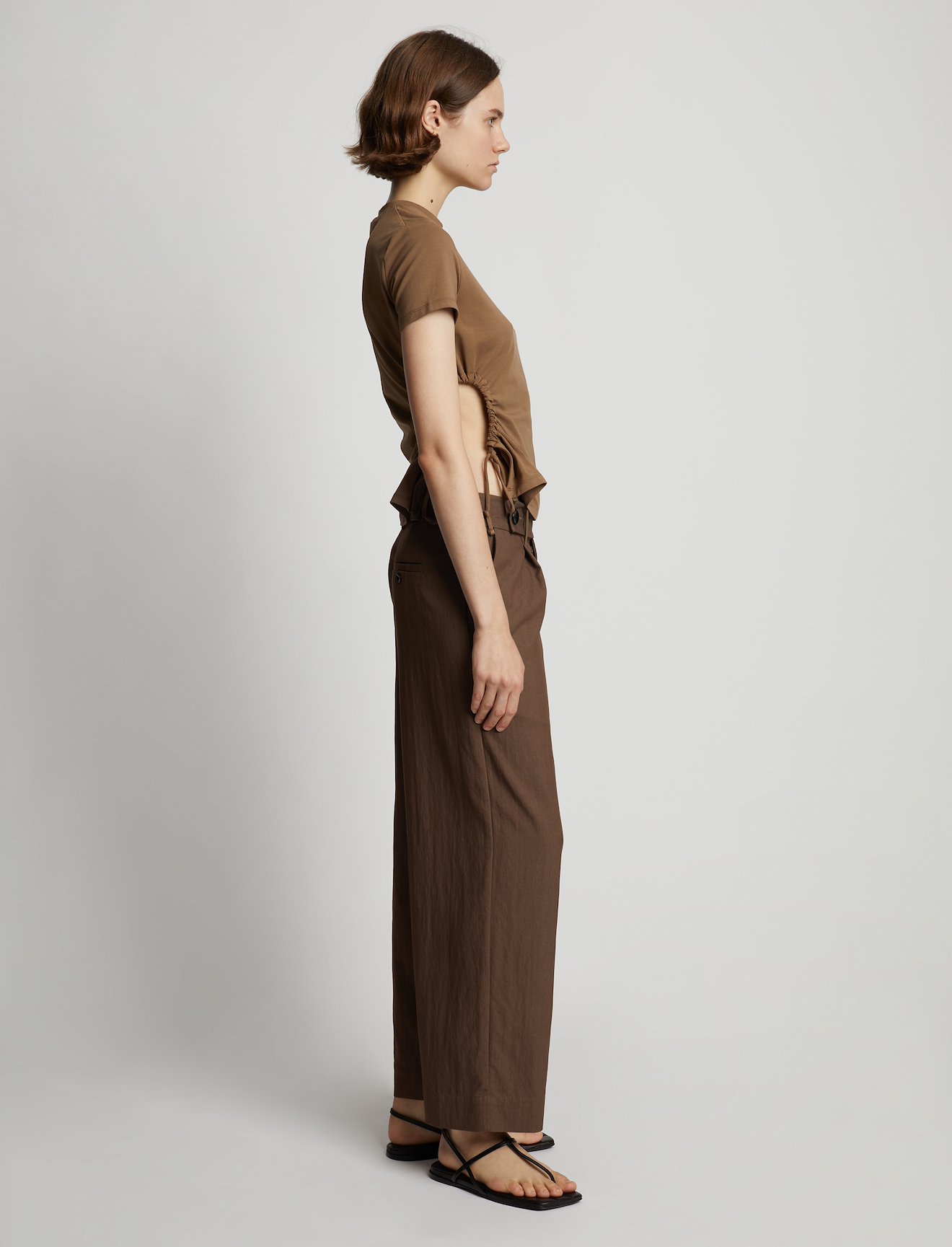 Drapey Suiting Wide Leg Pants #1