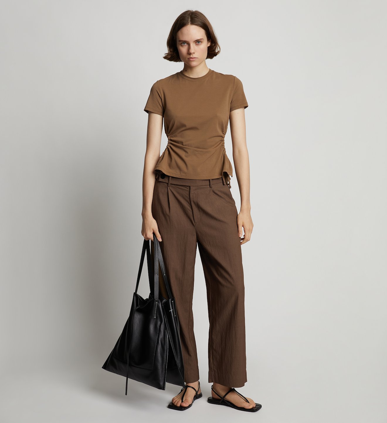 Drapey Suiting Wide Leg Pants