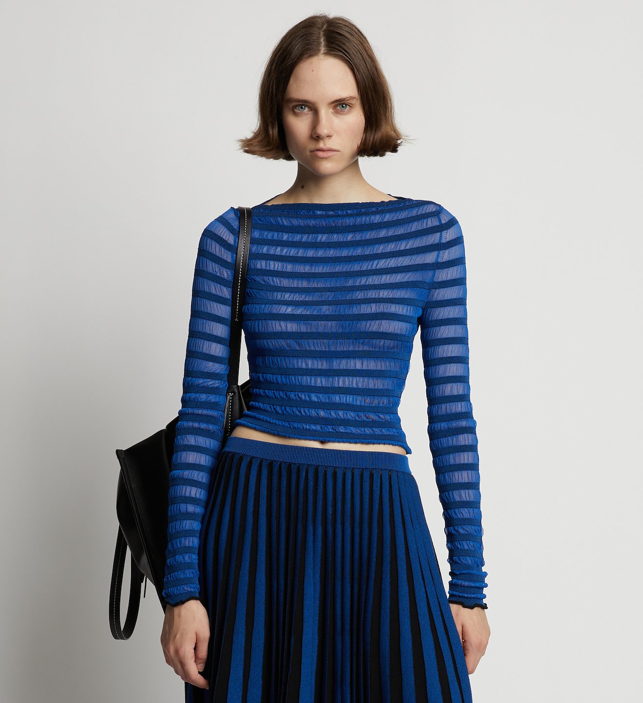 Sheer Stripe Sweater
