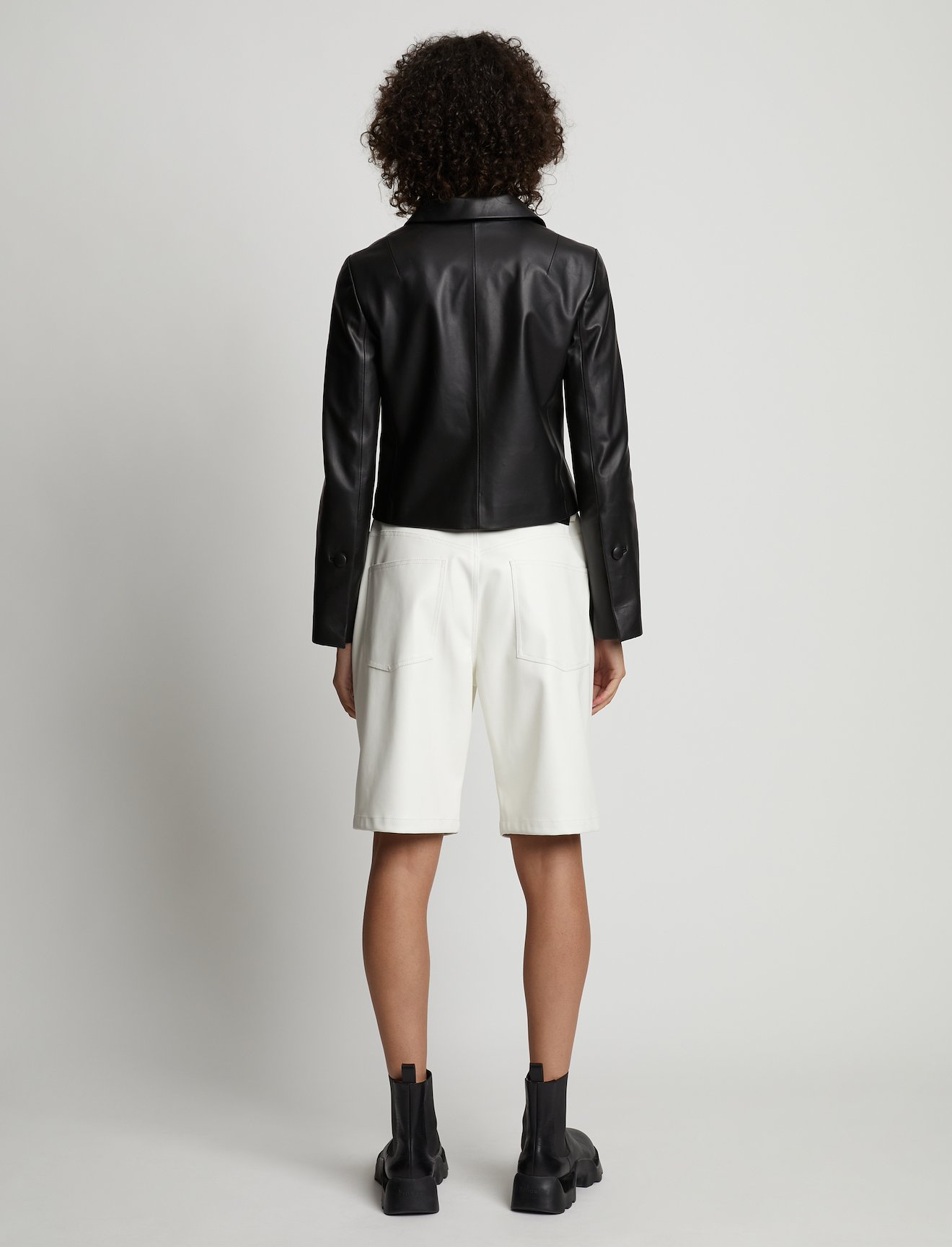 Faux Leather Shorts #2