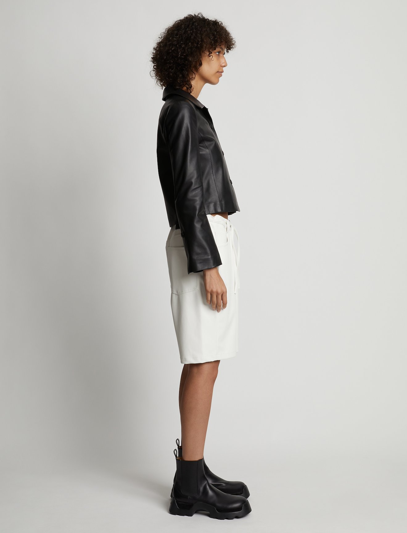 Faux Leather Shorts #1