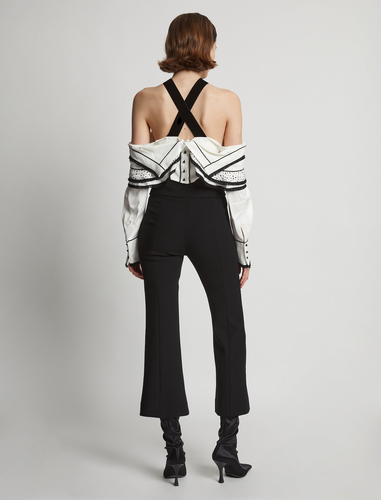 Textured Viscose Crepe Top #3