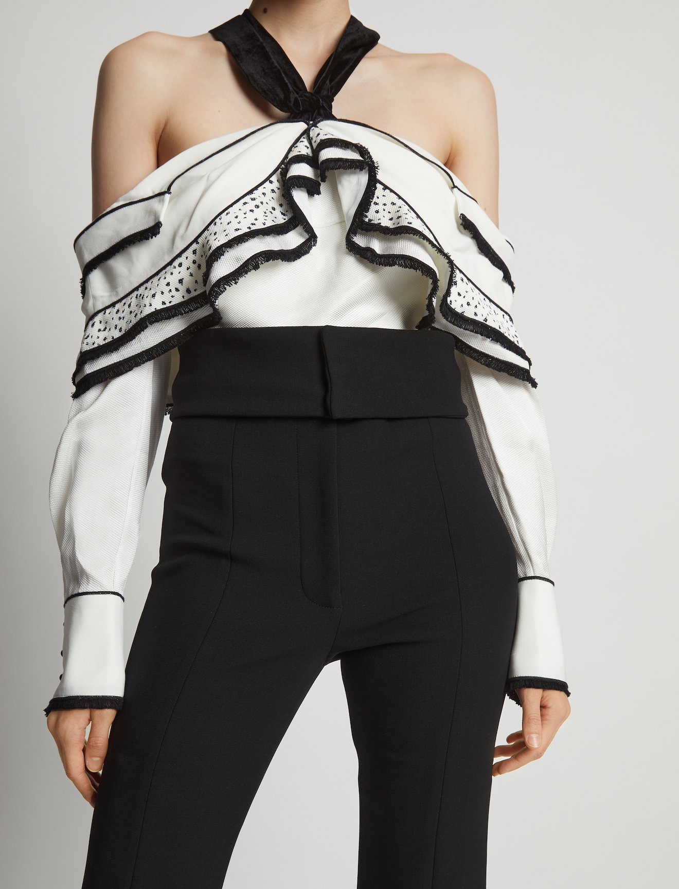 Textured Viscose Crepe Top #5