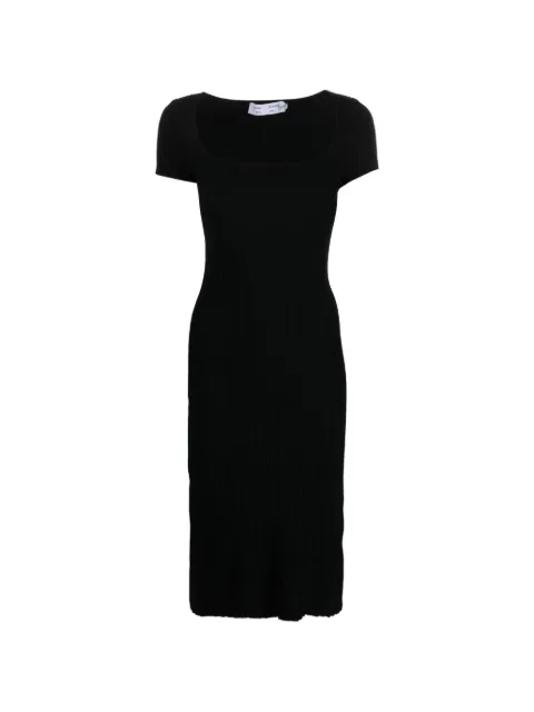 Proenza Schouler White Label ribbed-knit short-sleeve dress 