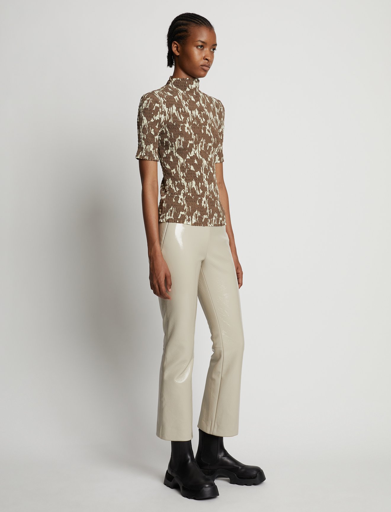 Viscose Flou Smocked Top #2