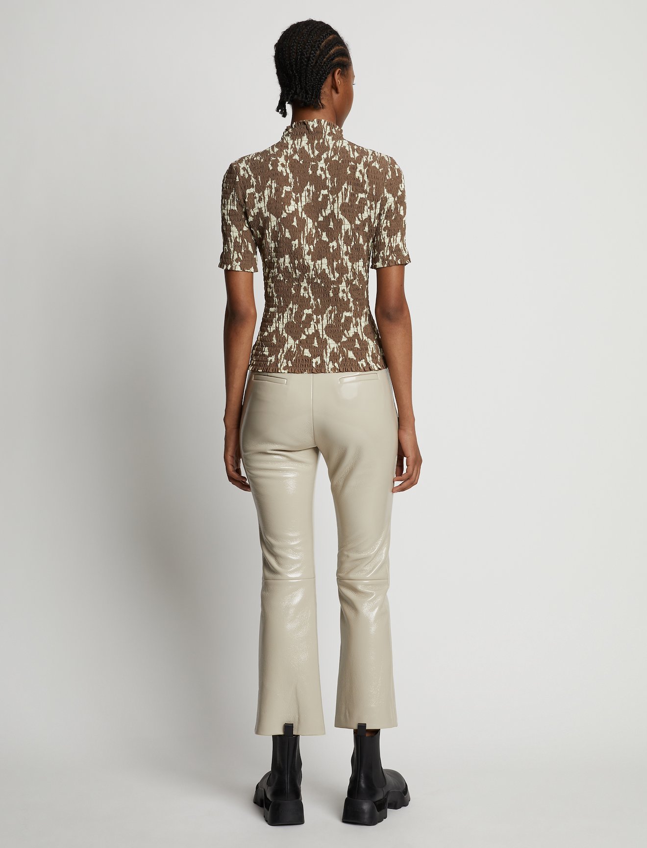 Viscose Flou Smocked Top #3